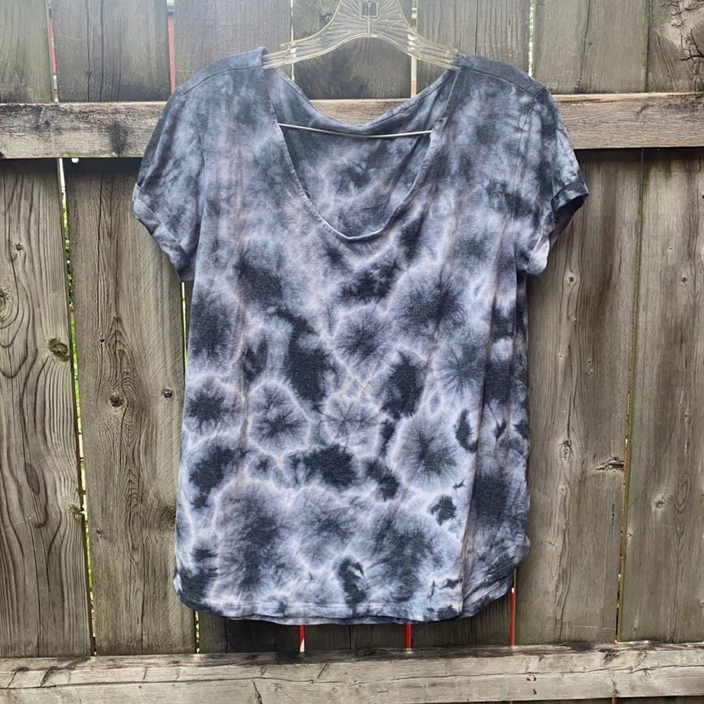 Mudd marble print top sz. L